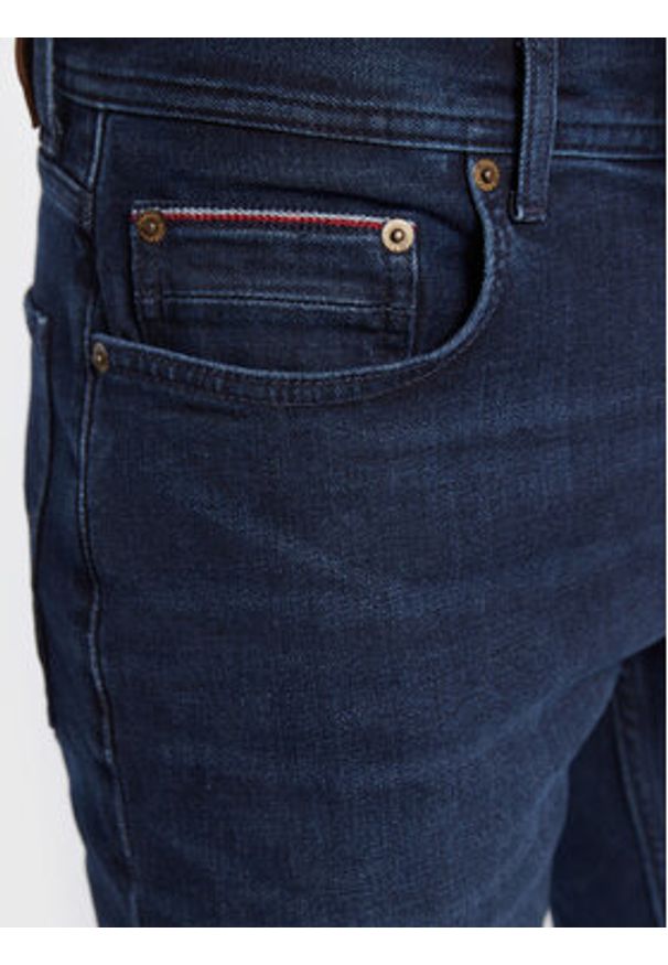 TOMMY HILFIGER - Tommy Hilfiger Jeansy Denton MW0MW26781 Granatowy Straight Fit. Kolor: niebieski
