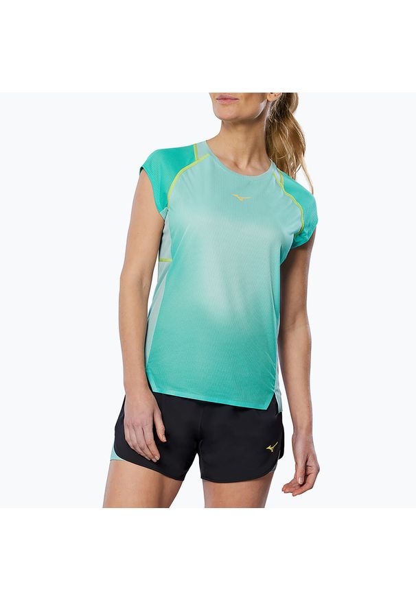 Koszulka do biegania damska Mizuno Aero Tee. Kolor: niebieski. Sport: bieganie
