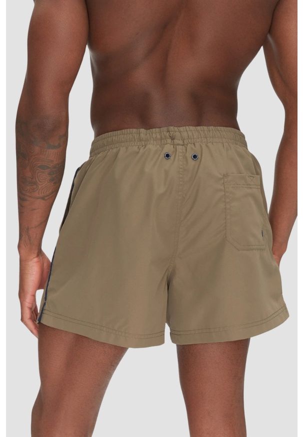 Aeronautica Militare - AERONAUTICA MILITARE Zielone szorty kąpielowe, Rozmiar 50. Kolor: zielony. Materiał: materiał