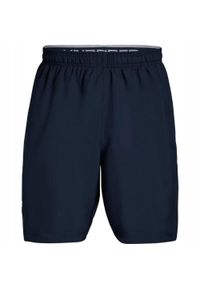 Under Armour - Męskie Szorty Z Grafiką. Kolor: niebieski. Sport: turystyka piesza