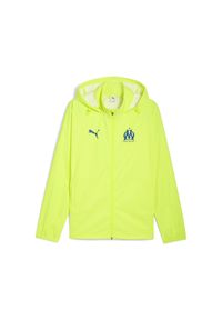 Puma - Strój treningowy OM All Weather 2025/26. Kolor: żółty. Materiał: dresówka. Sport: piłka nożna #1