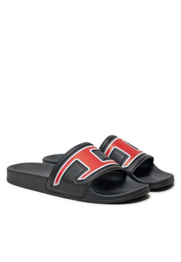 Diesel Klapki Say-Mayemi D Y03188 P4440 H8984 Czarny. Kolor: czarny. Materiał: skóra