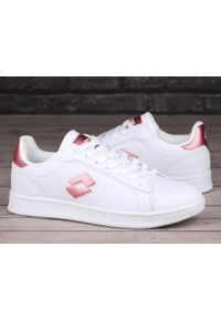 LOTTO - Buty damskie sportowe Lotto DAMPOLIS GC. Kolor: różowy, wielokolorowy, biały. Sport: turystyka piesza #2
