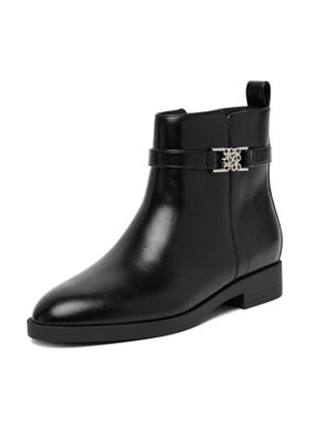Nine West Botki CEO-NADIM-01 Czarny. Kolor: czarny. Materiał: syntetyk, materiał