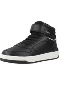 Geox - Kapcie GEOX J WASHIBA Czarny. Kolor: czarny. Materiał: syntetyk, tkanina. Sport: turystyka piesza