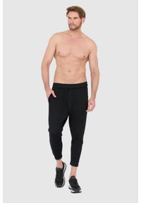 DSQUARED2 Czarne męskie dresy z białymi lampasami, Rozmiar S. Kolor: czarny. Materiał: bawełna, dresówka #2