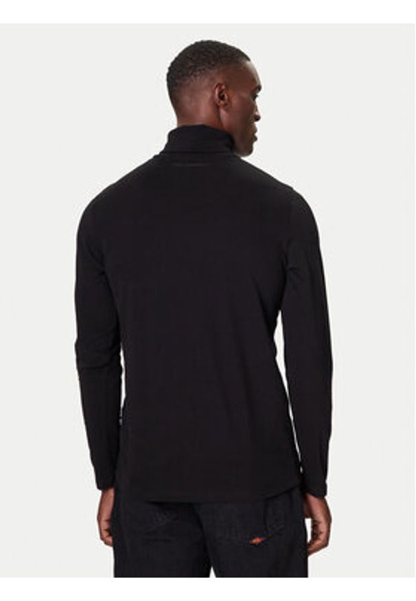 Karl Lagerfeld - KARL LAGERFELD Golf 755023 554226 Czarny Regular Fit. Typ kołnierza: golf. Kolor: czarny. Materiał: bawełna
