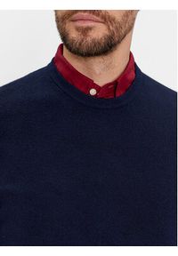 United Colors of Benetton - United Colors Of Benetton Sweter 1002U1G34 Granatowy Regular Fit. Kolor: niebieski. Materiał: wełna #3