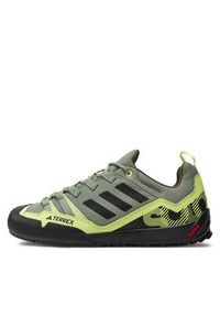 Adidas - adidas Trekkingi Terrex Swift Solo 2.0 Hiking IE8052 Zielony. Kolor: zielony. Materiał: skóra. Model: Adidas Terrex. Sport: turystyka piesza #5