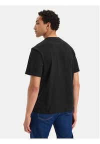 Calvin Klein T-Shirt SS 20s EU LV04LG813G Czarny Regular Fit. Kolor: czarny. Materiał: bawełna #5