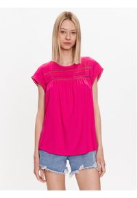 Vero Moda Bluzka Debbie 10247943 Różowy Relaxed Fit. Kolor: różowy. Materiał: wiskoza #1