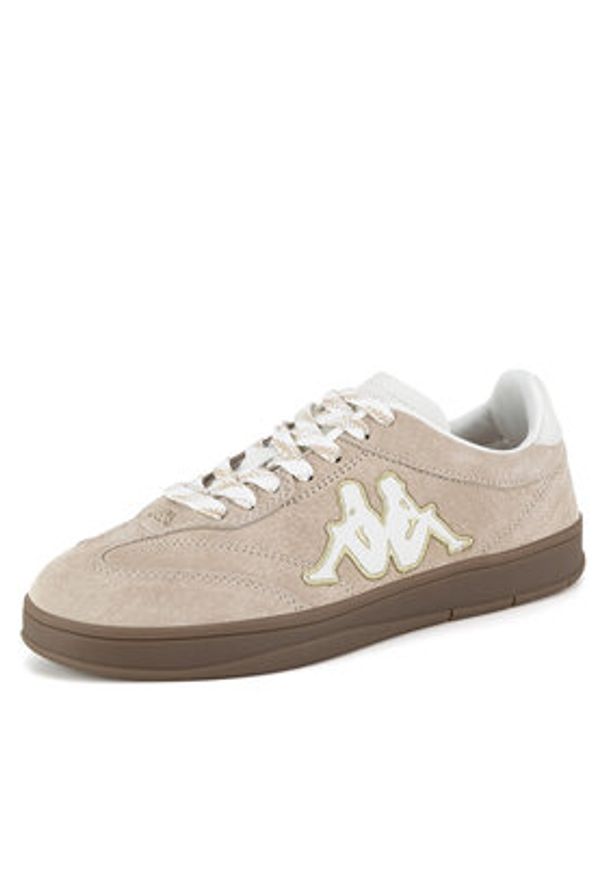 Kappa Sneakersy FC-24880H Beżowy. Kolor: beżowy. Materiał: skóra, nubuk
