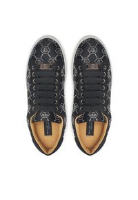 Philipp Plein - PHILIPP PLEIN Sneakersy AADS WSC2758 PTE028N Czarny. Kolor: czarny. Materiał: materiał