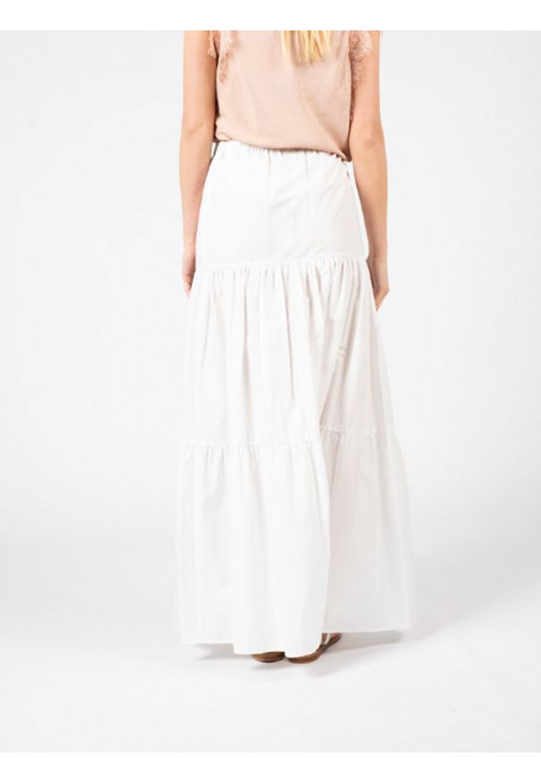 Pinko Spódnica "Dignity 2" | 1G17SN Y6VW | Kobieta | Biały. Okazja: na co dzień. Kolor: biały. Materiał: bawełna. Styl: elegancki, casual