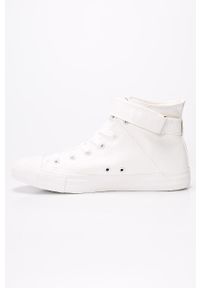 Big-Star - Big Star - Trampki. Nosek buta: okrągły. Kolor: biały. Materiał: syntetyk, materiał, guma. Szerokość cholewki: normalna #5