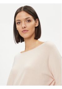 Kontatto Sweter 3M1018 Beżowy Regular Fit. Kolor: beżowy. Materiał: syntetyk