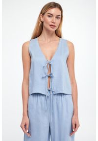 Marella Sport - Top damski lniany Isolana MARELLA SPORT. Materiał: len. Styl: sportowy