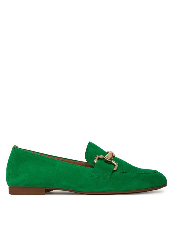 Loafersy Gabor. Kolor: zielony