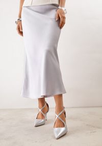 Renee - Srebrne Szpilki VICES ze Skrzyżowanymi Paseczkami i Wkładką ze Skóry Naturalnej Dalimara. Kolor: srebrny. Materiał: skóra. Obcas: na szpilce. Styl: elegancki #3