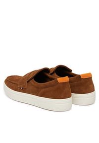 TOMMY HILFIGER - Tommy Hilfiger Półbuty Modern Light Hybrid Suede Loafer FM0FM05786 Brązowy. Kolor: brązowy. Materiał: zamsz, skóra #2