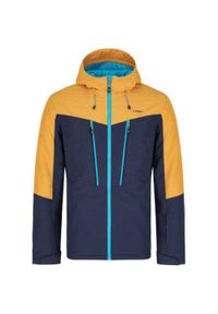 ZSPORT - Kurtka Narciarska Loap Lawrence 2XL dla Mężczyzn - Wodoodporna i Oddychająca. Kolor: żółty, fioletowy, pomarańczowy, wielokolorowy. Sezon: zima. Sport: narciarstwo #1