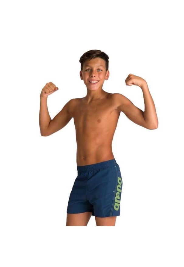 Szorty chłopięce spodenki kąpielowe sportowe na basen plażę Arena Boxer. Kolor: niebieski