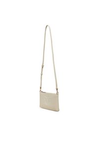 Pinko - PINKO Torebka Flat Horizontal Mini PE 25 PCPL 104277 A2AN Biały. Kolor: biały. Materiał: skórzane
