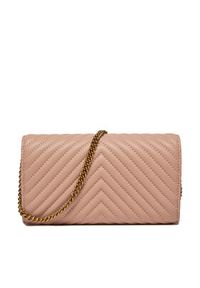 Pinko Torebka Love One Wallet C . AI 23-24 PLTT 100062 A0GK Różowy. Kolor: różowy. Materiał: skórzane #4