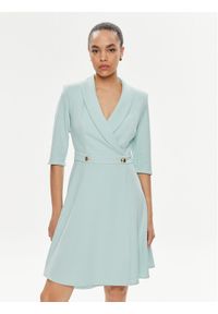 Rinascimento Sukienka koktajlowa CFC0118280003 Niebieski A-Line Fit. Kolor: niebieski. Materiał: syntetyk. Styl: wizytowy #1