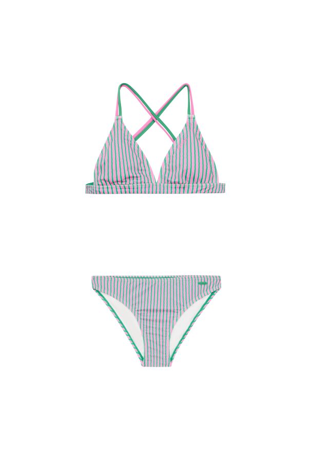 Dziewczęcy dwuczęściowy kostium kąpielowy Protest Tica. Kolor: różowy