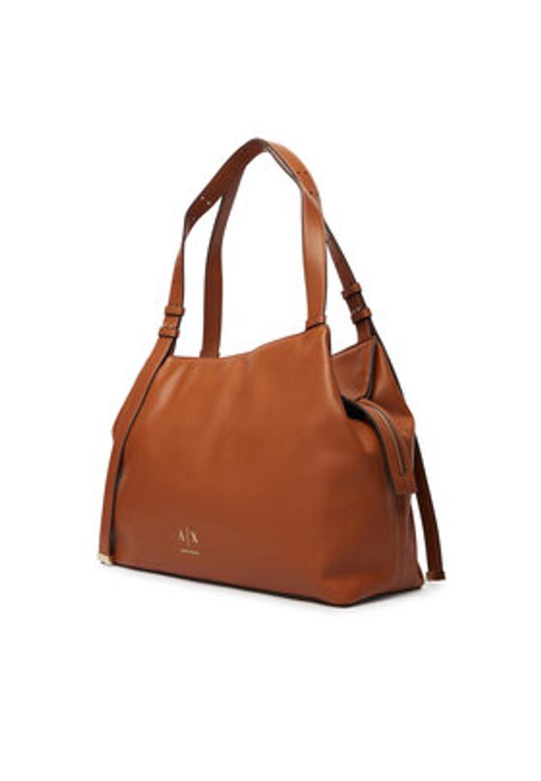 Armani Exchange Torebka XW002603 AF19902 U6119 Brązowy. Kolor: brązowy. Materiał: skórzane