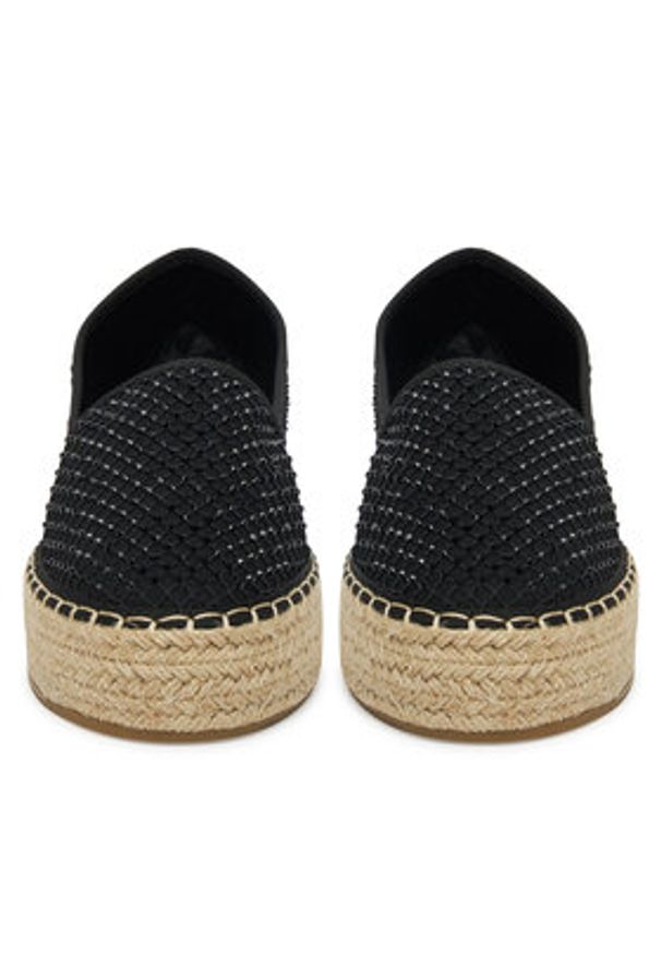 DeeZee Espadryle 3H39248-1 Czarny. Kolor: czarny. Materiał: materiał
