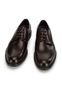 Wittchen - Męskie buty derby skórzane na grubej podeszwie brązowe. Okazja: do pracy. Zapięcie: sznurówki. Kolor: brązowy. Materiał: skóra. Styl: klasyczny, elegancki #8