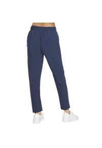skechers - Spodnie sportowe damskie Slip-Ins: GO Walk Uptown Pant. Kolor: niebieski. Materiał: nylon