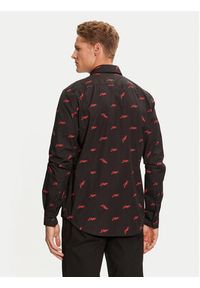 Hugo Koszula Ermo 50527426 Czarny Slim Fit. Kolor: czarny. Materiał: bawełna #5