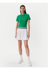 Lacoste Polo PF5462 Zielony Slim Fit. Typ kołnierza: polo. Kolor: zielony. Materiał: bawełna #5