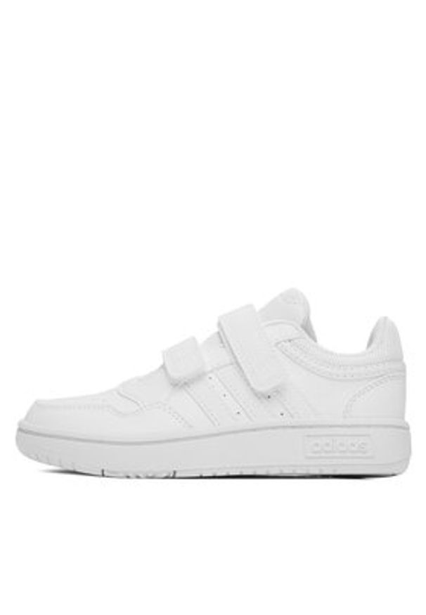 Adidas - adidas Sneakersy Hoops Lifestyle Basketball Hook-and-Loop GW0436 Biały. Kolor: biały. Materiał: materiał. Sport: koszykówka