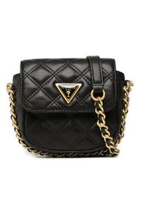 Guess Torebka Giully (QA) Mini Bags HWQA87 48730 Czarny. Kolor: czarny. Materiał: skórzane