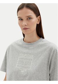 TOMMY HILFIGER - Tommy Hilfiger T-Shirt WW0WW45525 Szary Relaxed Fit. Kolor: szary. Materiał: bawełna #5