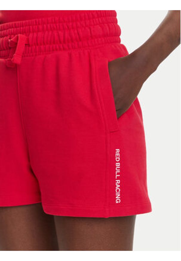Pepe Jeans Szorty sportowe Red Bull Racing RL800008 Czerwony Relaxed Fit. Kolor: czerwony. Materiał: bawełna