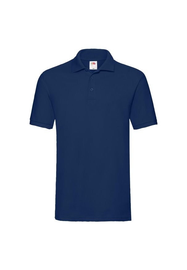 FRUIT OF THE LOOM - Koszulka Polo Premium Unisex Dla Dorosłych. Typ kołnierza: polo. Kolor: niebieski
