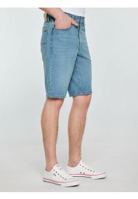 Big-Star - Szorty męskie jeansowe niebieskie Colter 310. Stan: podwyższony. Kolor: niebieski. Materiał: jeans. Długość: krótkie. Sezon: lato. Styl: klasyczny, vintage, wakacyjny #5