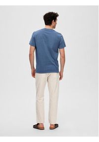 Selected Homme T-Shirt 16089505 Niebieski Regular Fit. Kolor: niebieski #5