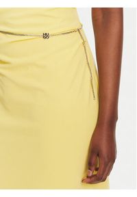 Hugo - HUGO Sukienka koktajlowa 50536465 Żółty Slim Fit. Kolor: żółty. Styl: wizytowy