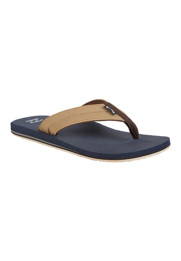 Japonki plażowe męskie Billabong All Day Impact. Okazja: na plażę. Kolor: niebieski. Styl: sportowy