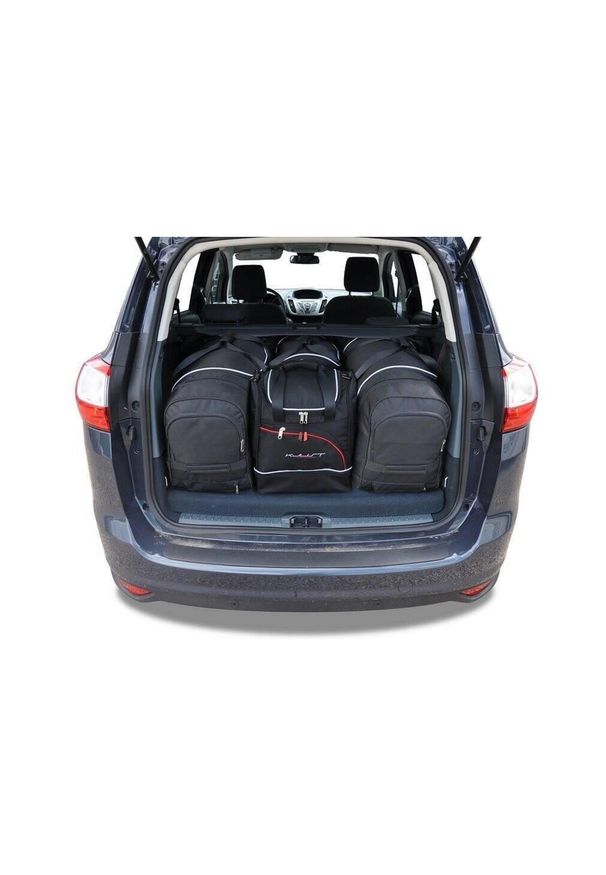 KJUST - Torby Do Bagażnika Ford Grand C-Max 2010-2015 4Szt Kjust. Kolor: czarny. Styl: sportowy