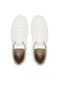 EA7 Emporio Armani Sneakersy X8X234 XK422 MZ555 Biały. Kolor: biały. Materiał: skóra #4