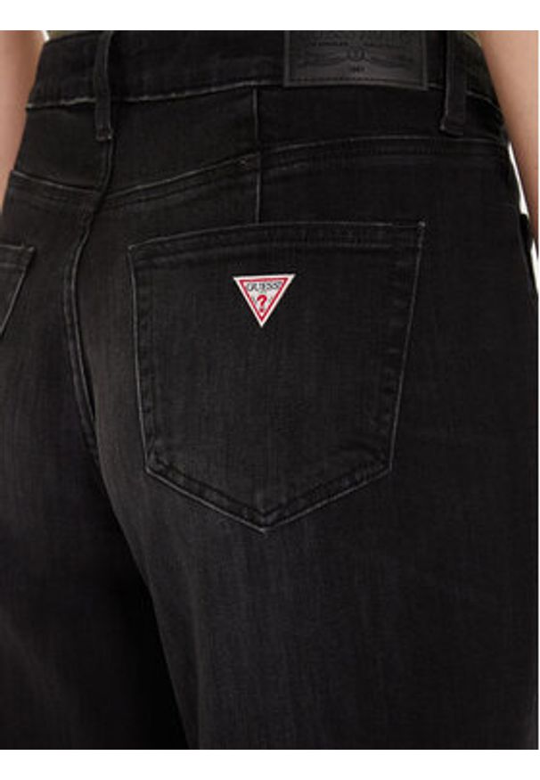 Guess Jeans Jeansy W5BA3O D0142 Czarny Relaxed Fit. Kolor: czarny