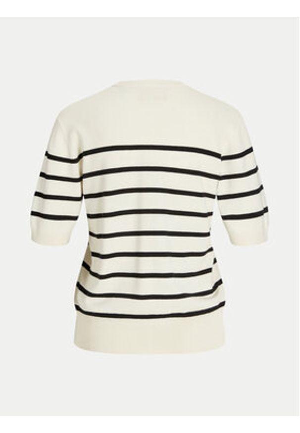 JJXX Sweter Layla 12254368 Écru Regular Fit. Kolor: kremowy. Materiał: wiskoza