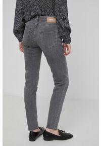 Mos Mosh jeansy Summer Slate damskie high waist. Stan: podwyższony. Kolor: szary #2